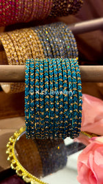 Heart glass bangles