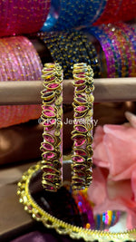 Lotus silk thread bangles
