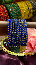 Heart glass bangles