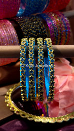 Star silk thread bangles
