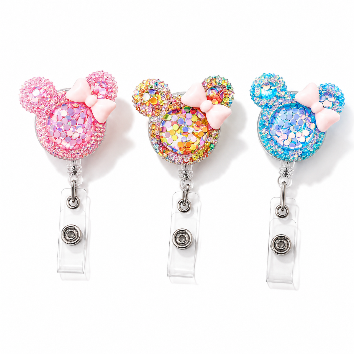 Bow badge holder
