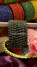 Heart glass bangles