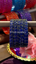 Raindrop glass bangles