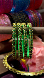 Star silk thread bangles