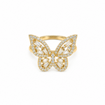Butterfly statement ring small