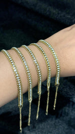 Double Braid Diamond bracelet