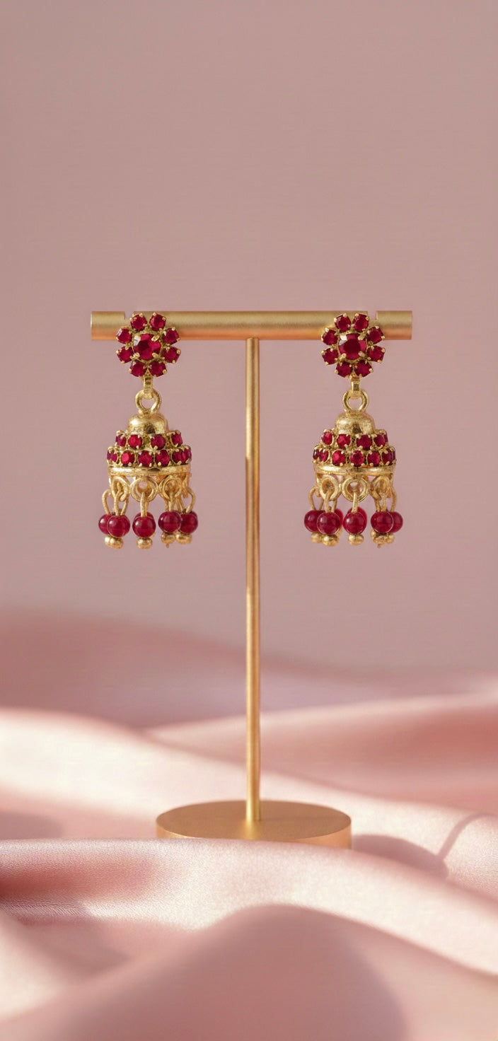 Earrings SK047 Red