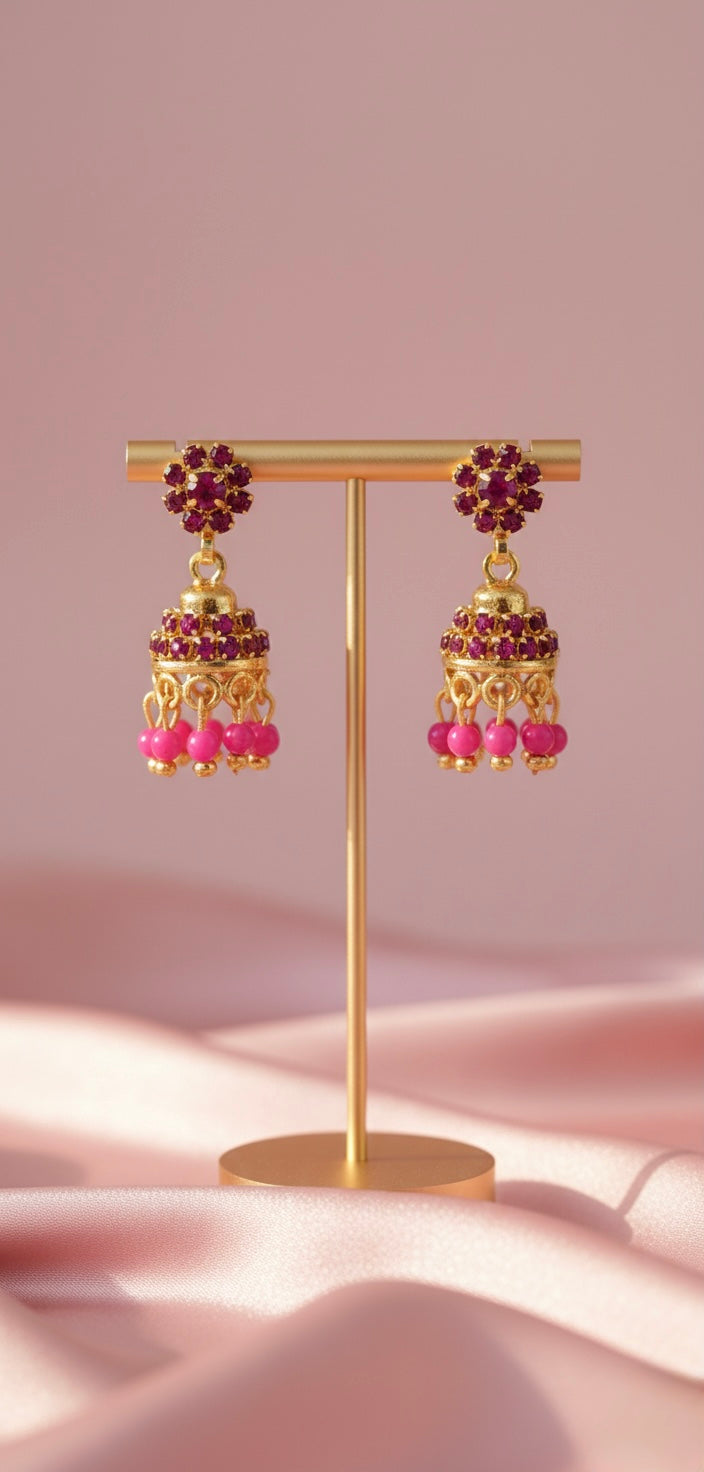 Earrings SK047 Pink