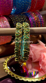 Lotus silk thread bangles