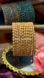 Heart glass bangles