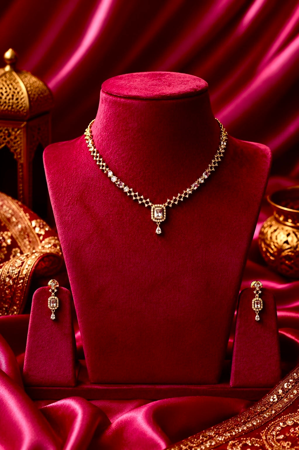 AD Necklace set SK196
