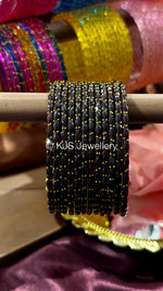 Raindrop glass bangles