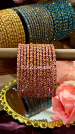 Heart glass bangles