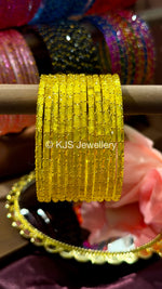 Raindrop glass bangles