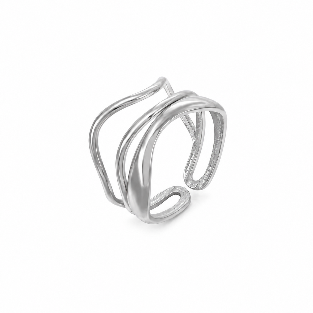 Double Wave ring