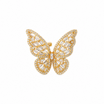 Butterfly statement ring large