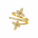 Double Butterfly ring