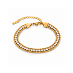 Double Braid Diamond bracelet