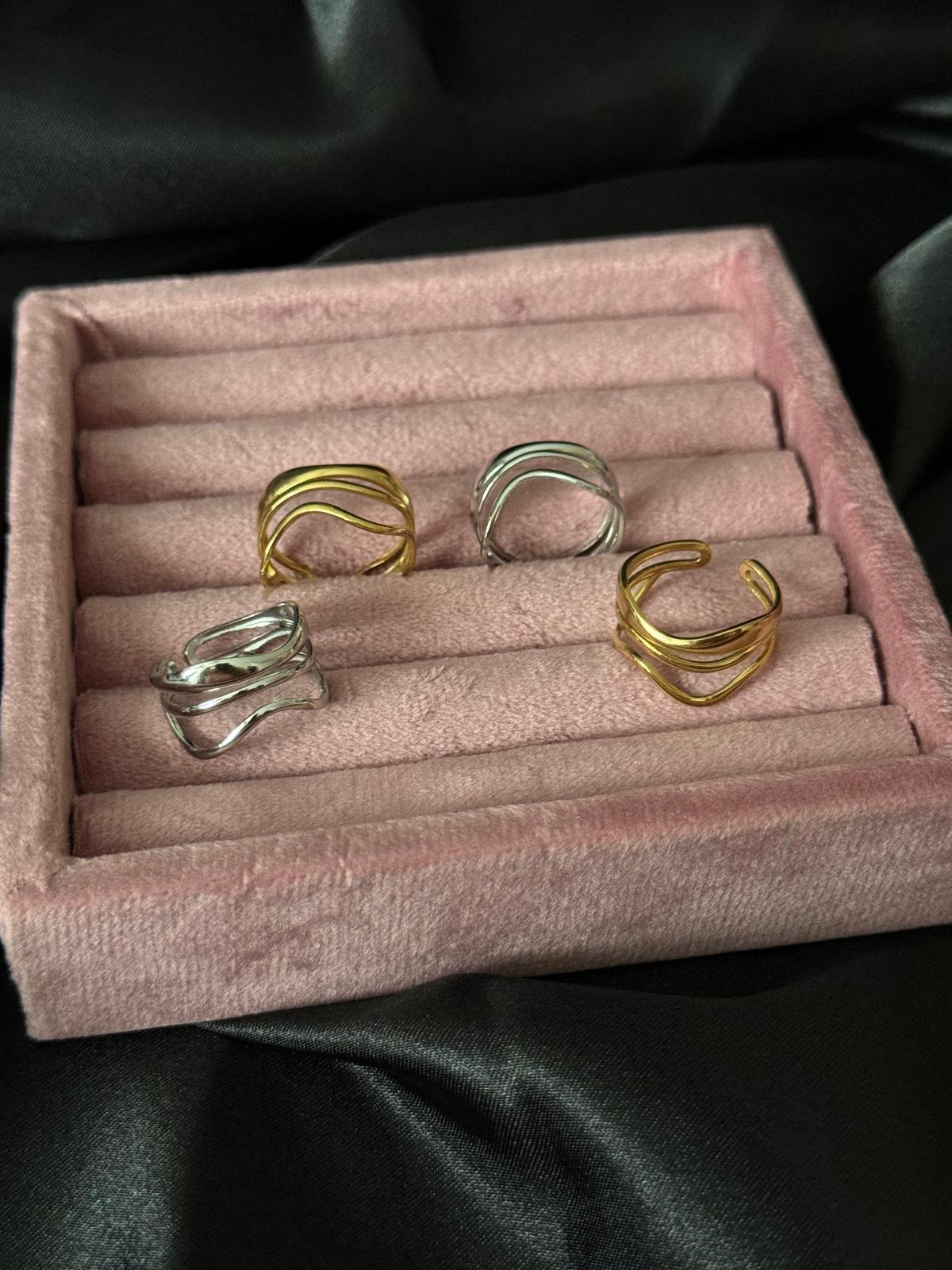 Double Wave ring
