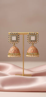 Earrings SK054 Orange/Peach