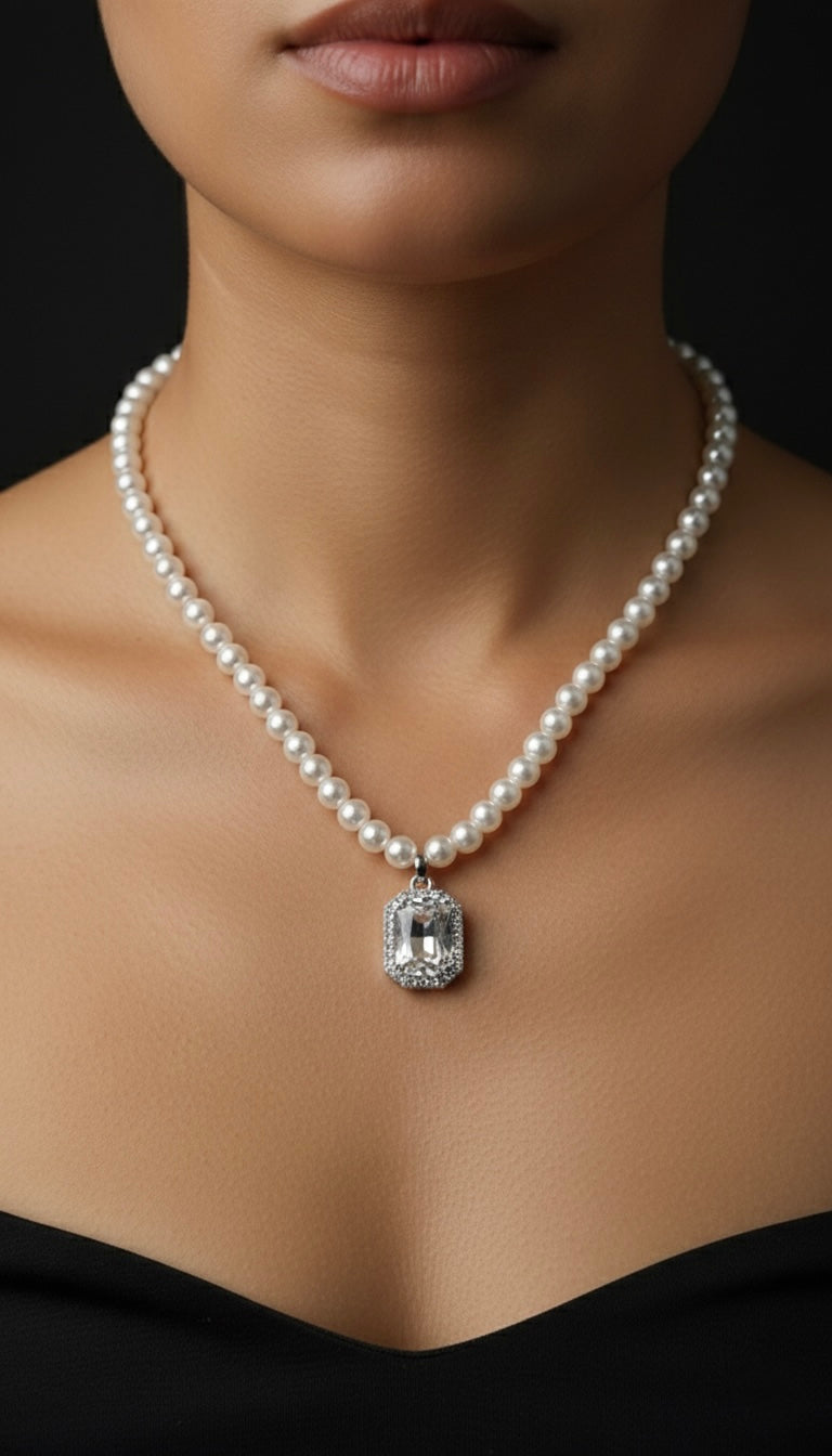 Necklace set SK032 White
