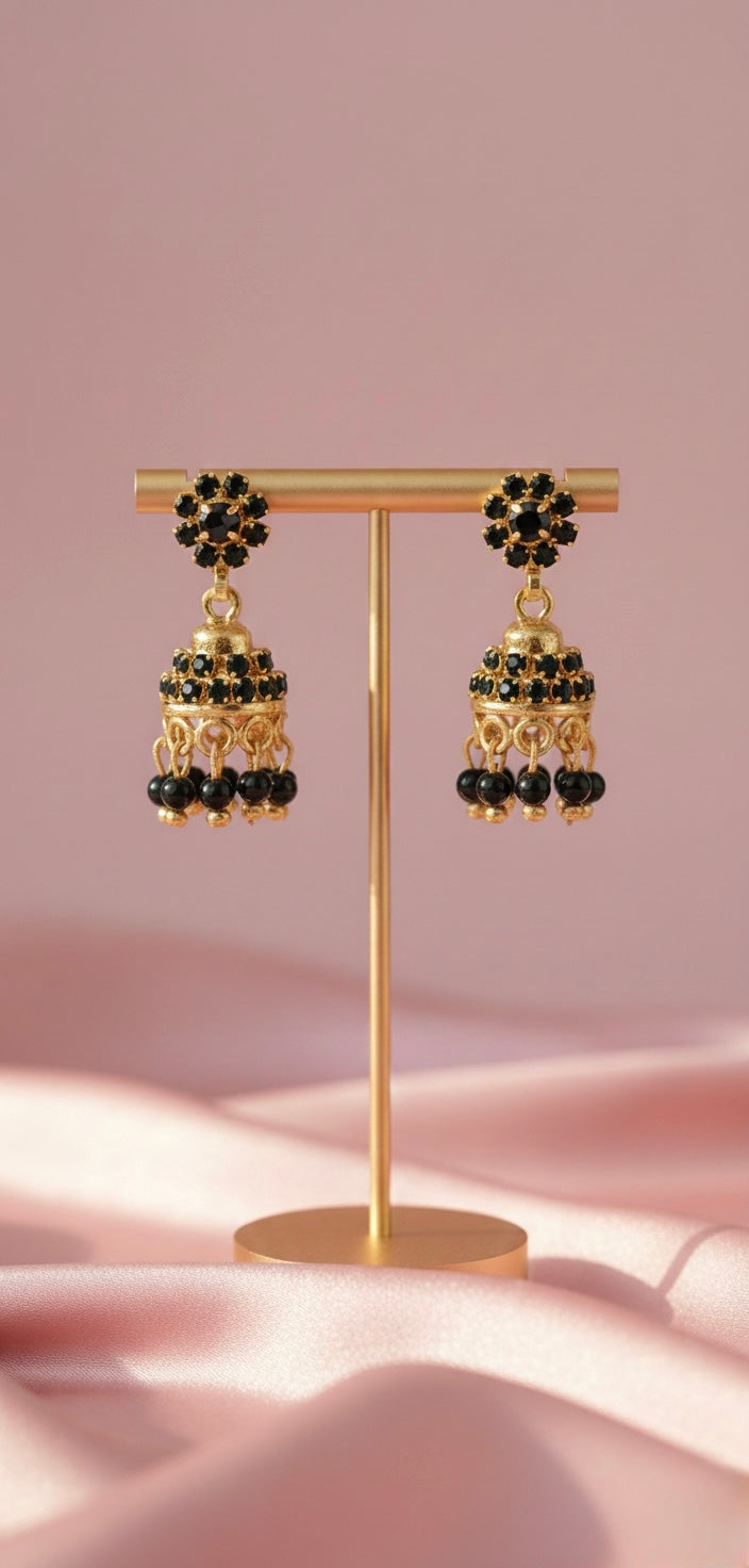 Earrings SK047 Black