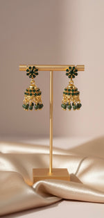 Earrings SK047 Green