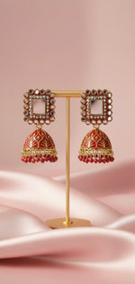 Earrings SK054 Red